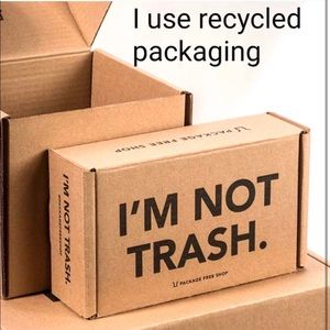 I use recycled packaging ♻️